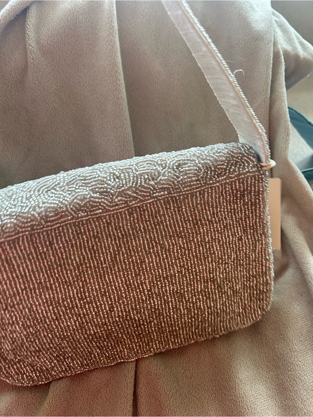 NWT SOL and MER flamingo 🦩 beaded handbag! - Picture 5 of 16